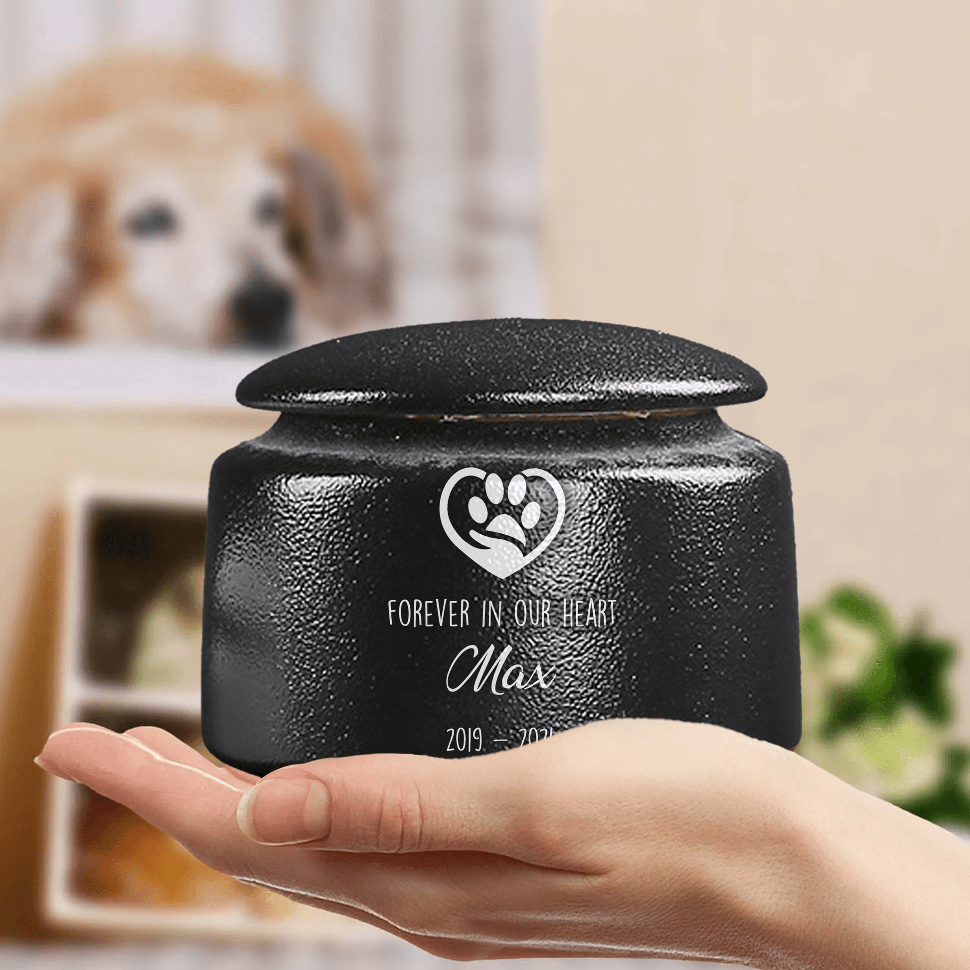 Personalized Pet Urn - Pet Urn with Name - Ashes Keepsake - Pet Gifts
