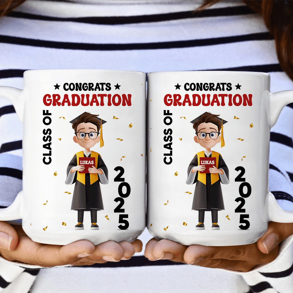 Personalized 2025 Graduation Mug - Congratulations Class Of 2025 Gift