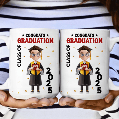 Personalized 2025 Graduation Mug - Congratulations Class Of 2025 Gift