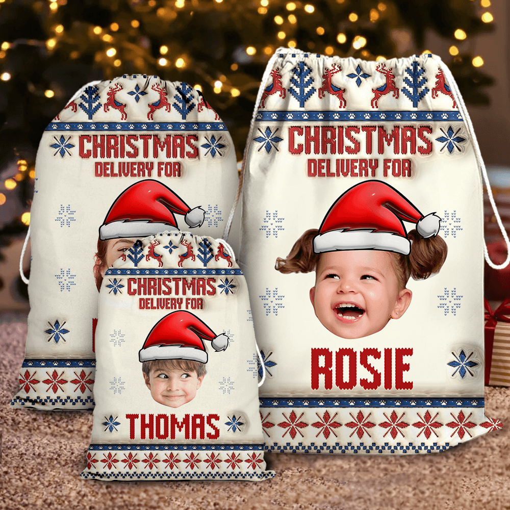 Christmas Gift Bags - Personalized 3D Inflated Christmas Gift Bag
