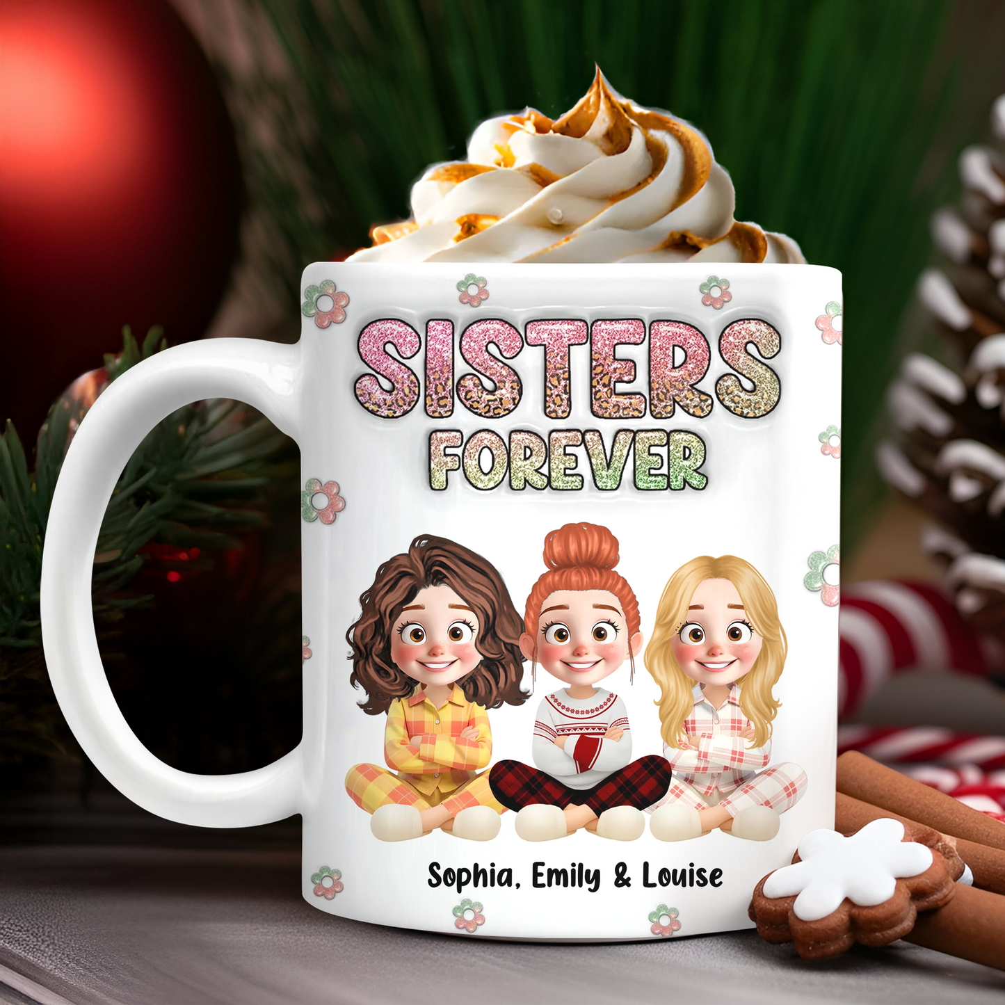 Bestie Forever - Personalized Custom 3D Inflated