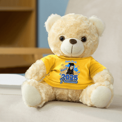 Glitter Class Of 2025 Congrats Graduate - Kindergarten Bear