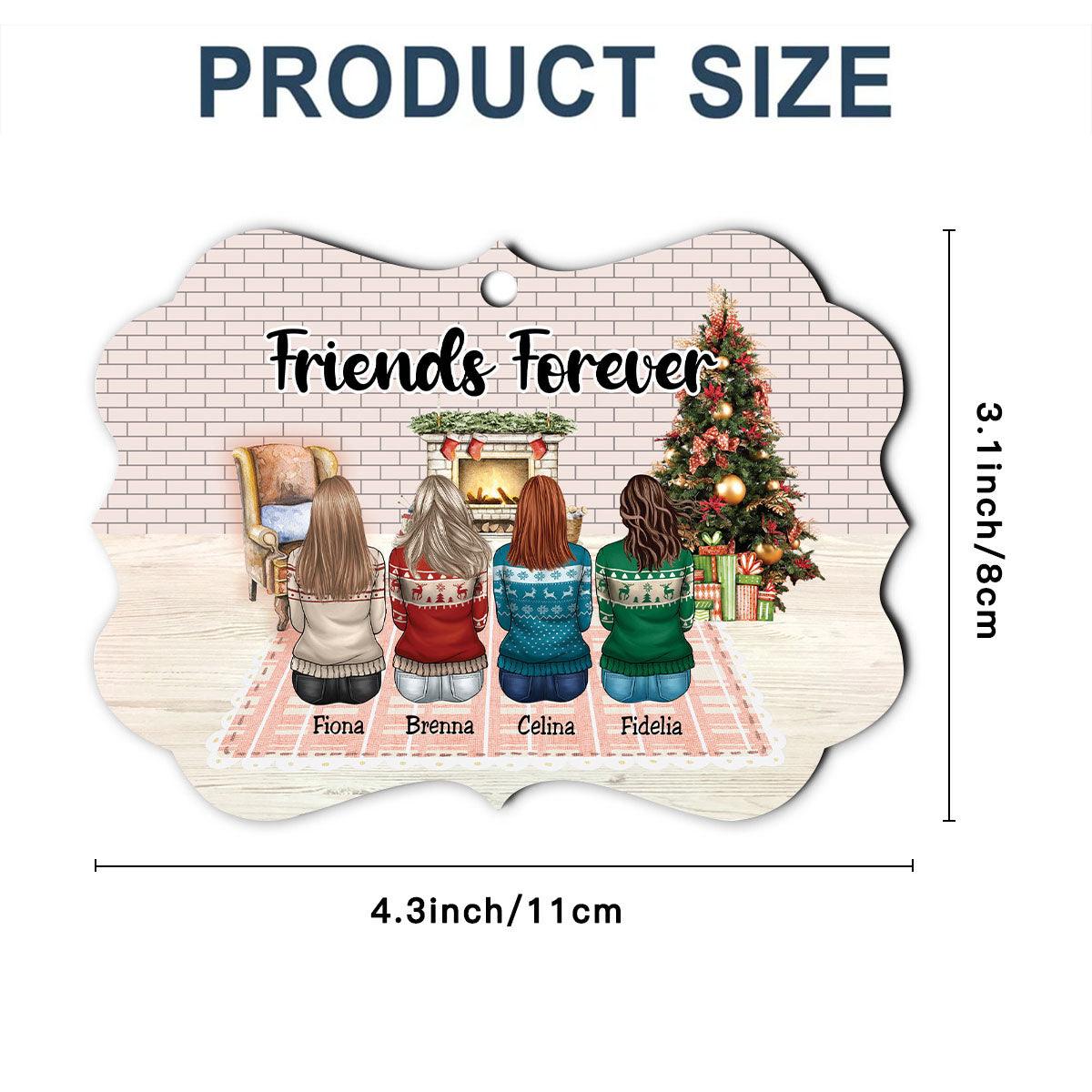 Always Sisters - Personalized Christmas Ornament