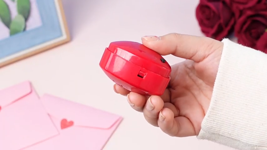 2" Heart Shaped Voice Sound Recorder 10 Seconds (Battery not Included, Not built-in)