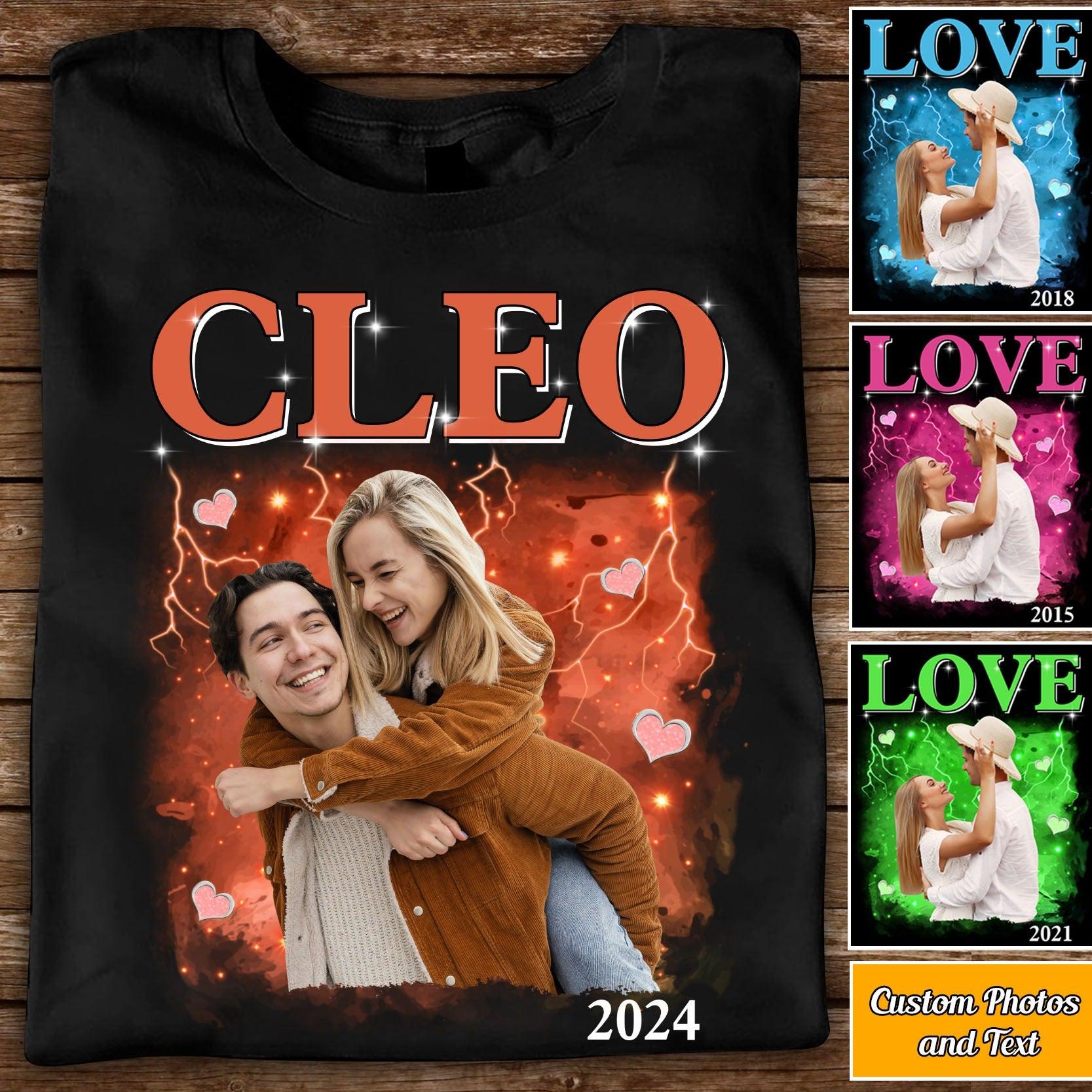 Photo Vintage Valentine Tee - Personalized Custom Unisex T-Shirt