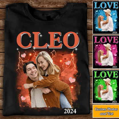 Photo Vintage Valentine Tee - Personalized Custom Unisex T-Shirt