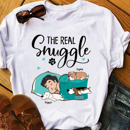 Personalized Real Snuggle Shirt - Personalized Custom Unisex T-Shirt